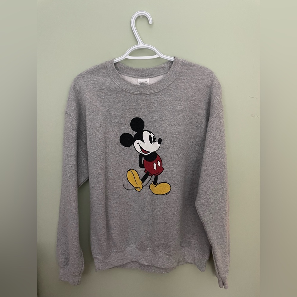 Gildan Mickey Mouse Gray Crewneck